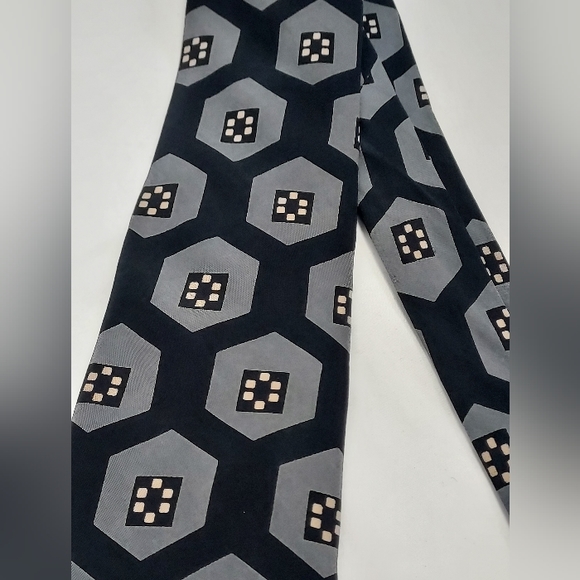 Vintage 80s Krizia Uomo Silk Neck Tie - Picture 4 of 8